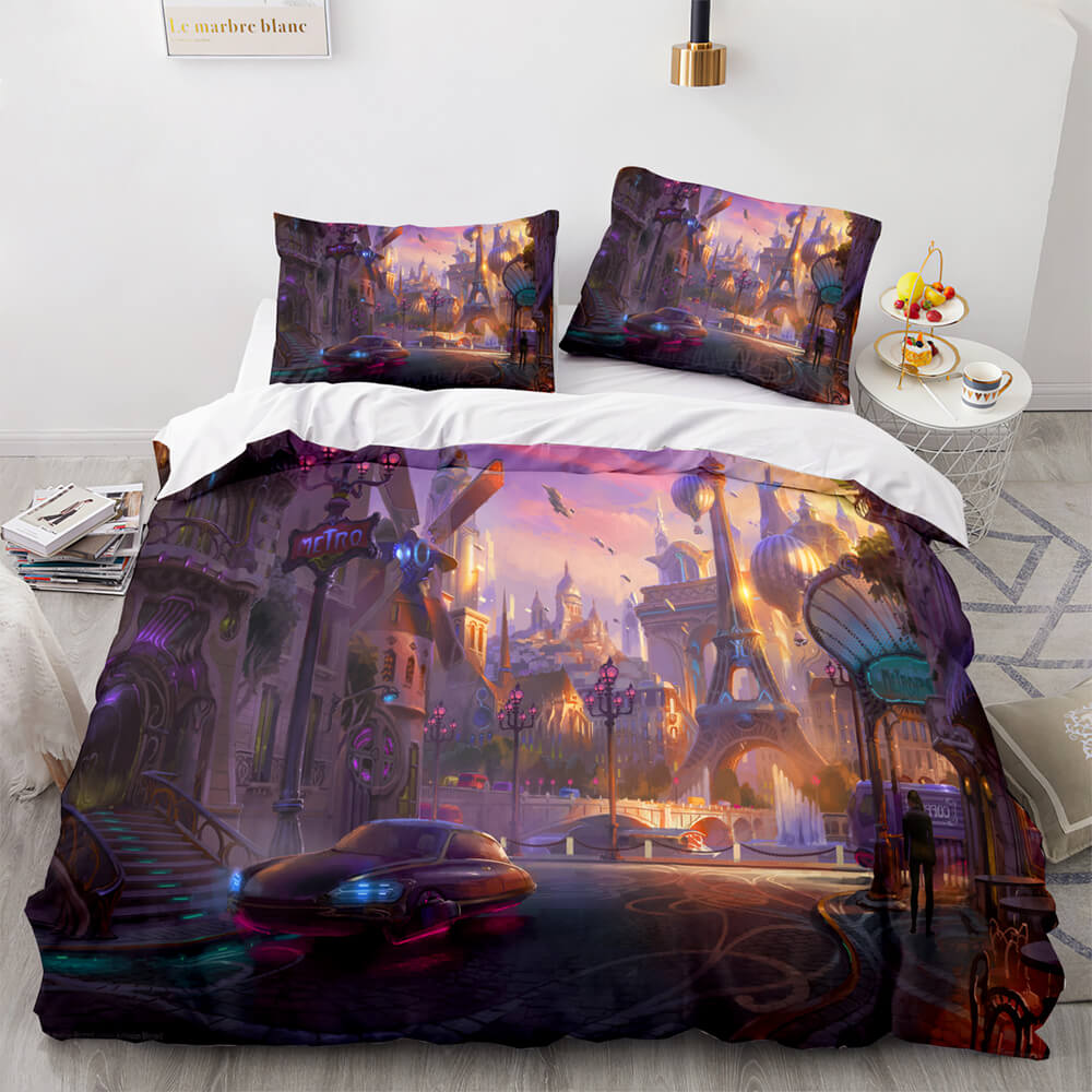Overwatch Cosplay 3 Piece Bedding Sets Quilt Covers Without Filler (Online Order Only)