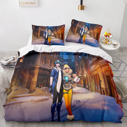 Overwatch Cosplay 3 Piece Bedding Sets Quilt Covers Without Filler (Online Order Only)