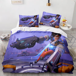 Overwatch Cosplay 3 Piece Bedding Sets Quilt Covers Without Filler (Online Order Only)