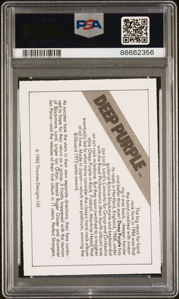 1985 WONDER BREAD ROCK STARS DEEP PURPLE ROCK STARS # - PSA 8 (Online Order Only)