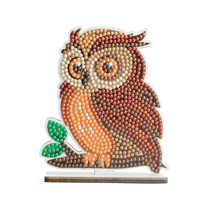 Owl Crystal Art Wildlife Buddies Kit Craft Buddy (ONLINE ORDER ONLY)