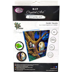 Owl and Fairy Tree Crystal Art Notebook Kit Craft Buddy (ONLINE ORDER ONLY)
