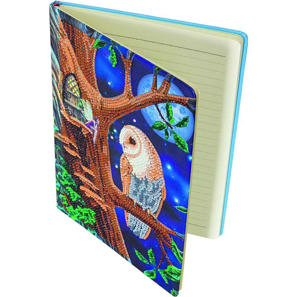 Owl and Fairy Tree Crystal Art Notebook Kit Craft Buddy (ONLINE ORDER ONLY)