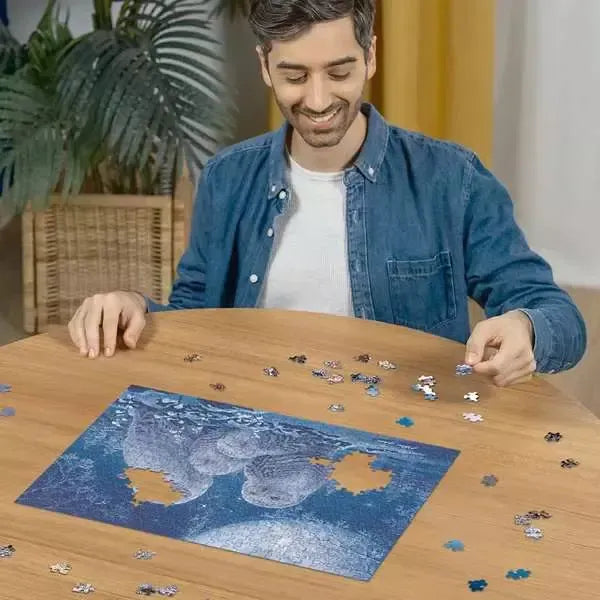 Owls in Moonlight 500 Piece Glow in the Dark Jigsaw Puzzle Ravensburger