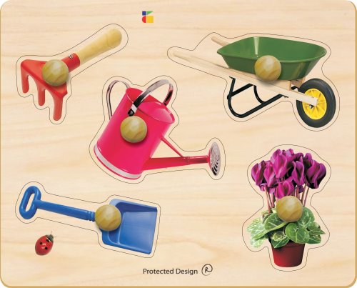 Toddler Puzzle: Everyday Items Real Life Photos -Garden (ONLINE ORDER ONLY)