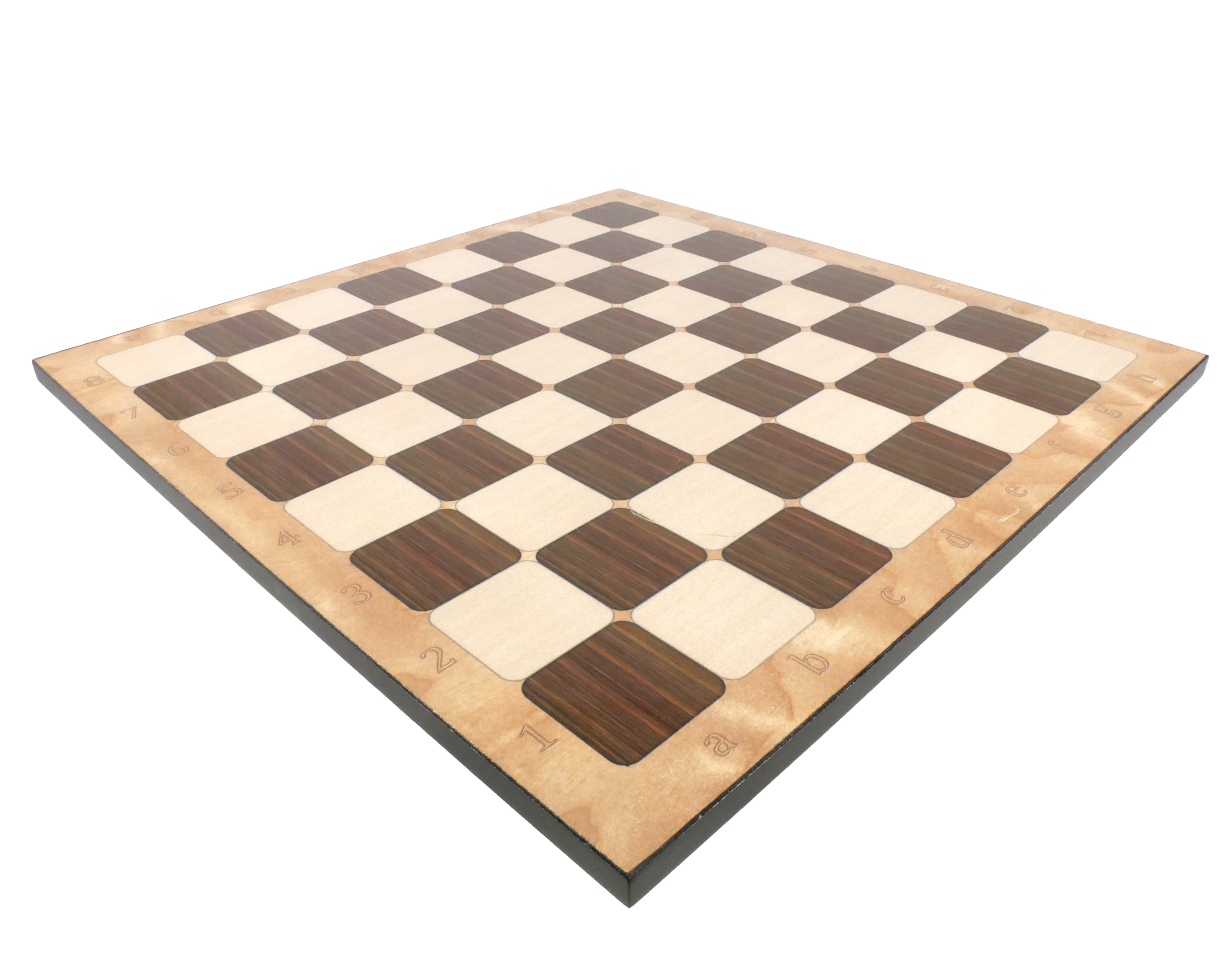 Chess Board - Rustic Walnut Alpha-Numeric Decoupage Board (ONLINE ORDER ONLY)
