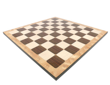 Chess Board - Rustic Walnut Alpha-Numeric Decoupage Board (ONLINE ORDER ONLY)