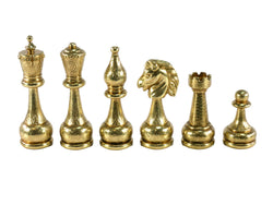 Chess Pieces - Large Staunton Style Metal Chess Pieces (ONLINE ORDER ONLY)
