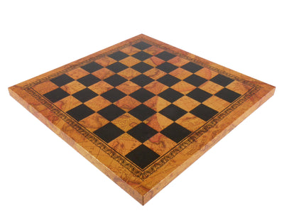 Chess Board - Faux Leather - Old Map Design (ONLINE ORDER ONLY)
