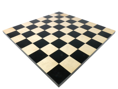 Chess Board - 15.5" Black & Maple Basic Chess Board (ONLINE ORDER ONLY)