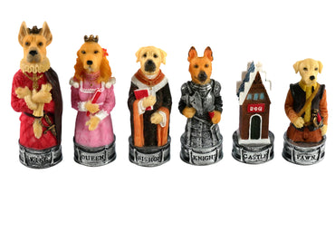 Chess Pieces - Cats & Dogs Resin Chess Pieces (ONLINE ORDER ONLY)