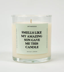 Smells Like My Amazing Son Gave Me This Candle Glass Candle (ONLINE ORDER ONLY)
