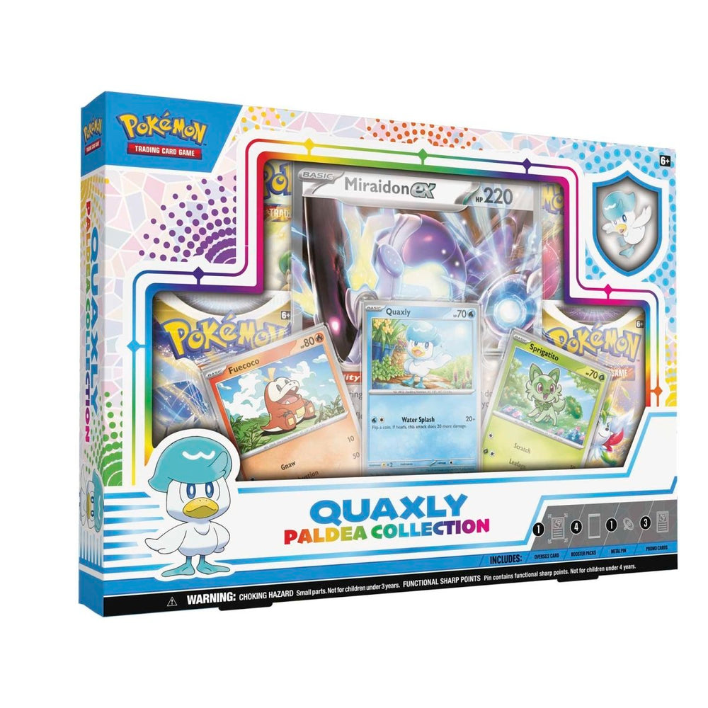 Pokemon: Paldea Collection - Quaxly (ONLINE ORDER ONLY)