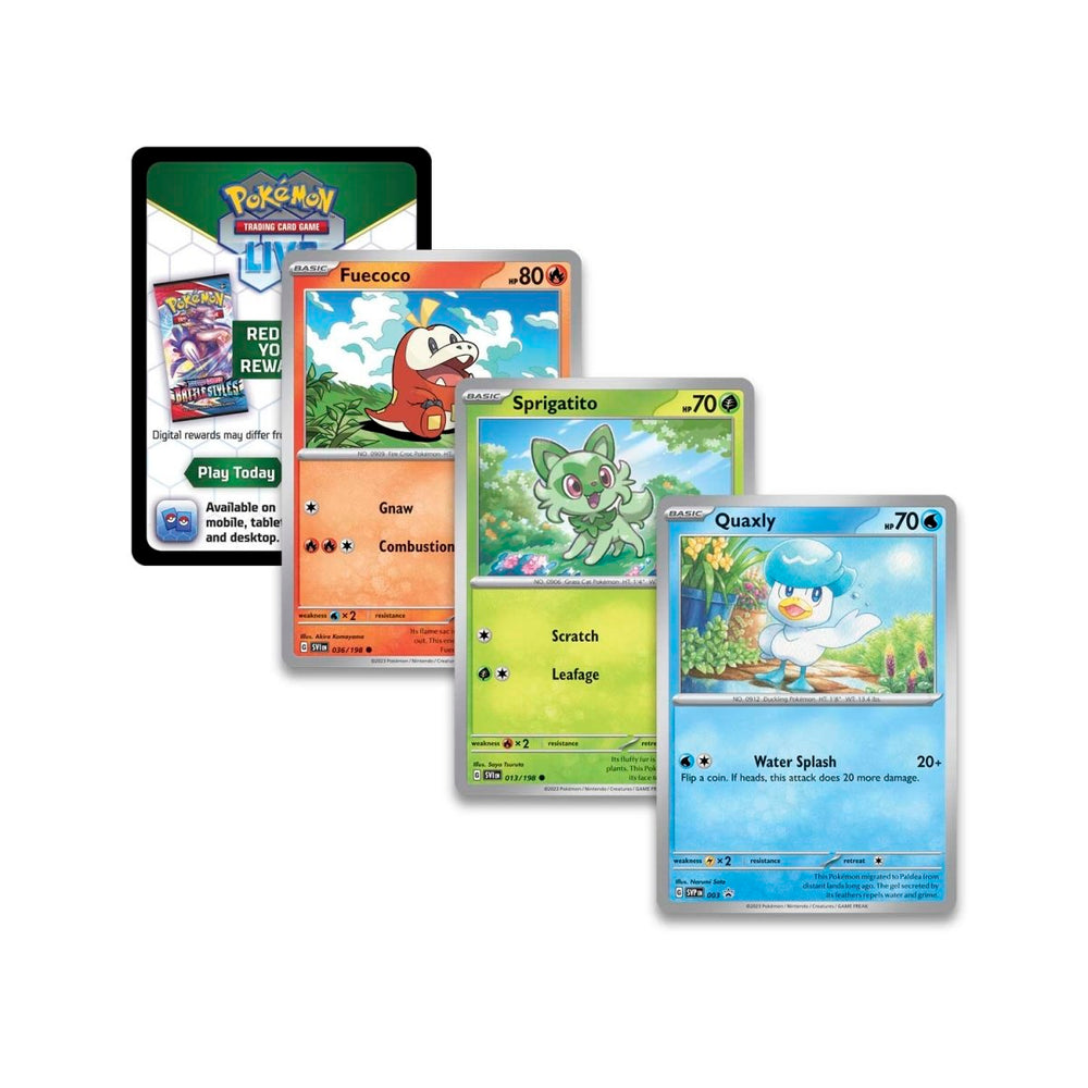 Pokemon: Paldea Collection - Quaxly (ONLINE ORDER ONLY)
