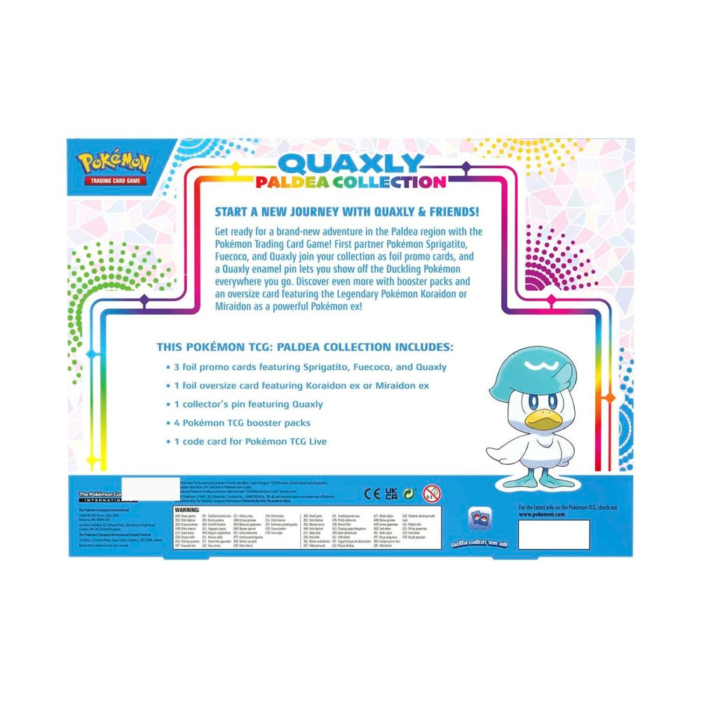 Pokemon: Paldea Collection - Quaxly (ONLINE ORDER ONLY)