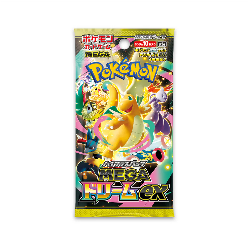 Pokemon TCG Mega Dream EX M2A - Mega Series - Booster Pack Japanese (1 Booster Pack) (ONLINE ORDER ONLY)