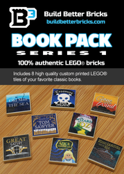 Classic Books Pack (Series 1) made using LEGO parts (Online Order Only)