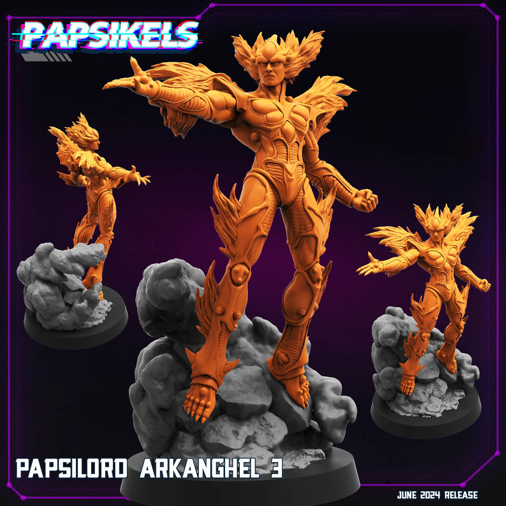 3D Printed Papsikels Papsilord Arkanghel Set JUNE 2024 TRIBES - CYBERPUNK 28mm 32mm (Online Only)