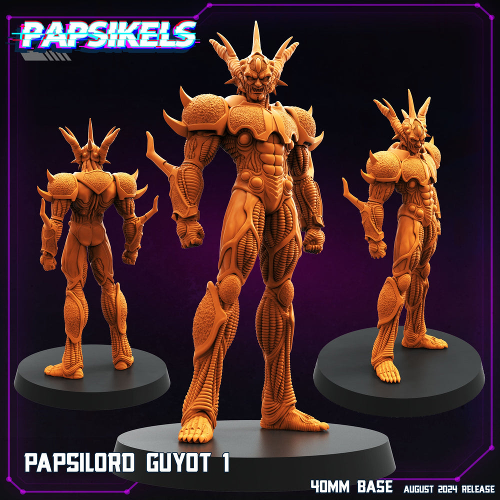 3D Printed Papsikels August 2024 Cyberpunk Papsilord Guyot Set 28mm 32mm (Online Only)