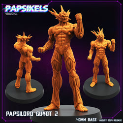3D Printed Papsikels August 2024 Cyberpunk Papsilord Guyot Set 28mm 32mm (Online Only)