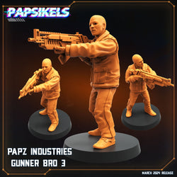 3D Printed Papsikels Papz Industries Gunner Bros Set 1 MARCH 2025 SCIFI 28mm 32mm (Online Only)