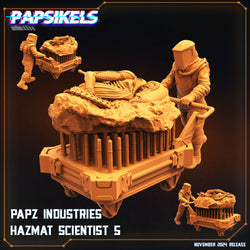 3D Printed Papsikels Papz Industries Hazmat Scientists Nov 2024 Scifi 28mm 32mm (Online Only)