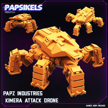 3D Printed Papsikels Papz Industries Kimera Attack Drone 28mm 32mm (Online Only)