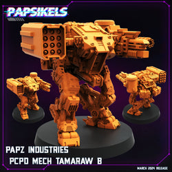 3D Printed Papsikels Papz Industries Pcpd Mech Tamaraw Set 28mm 32mm (Online Only)