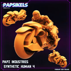 3D Printed Papsikels Papz Industries Synthetic Human February 2025 Cyberpunk 28mm 32mm (Online Only)