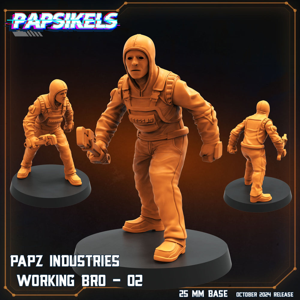 3D Printed Papsikels Working Bros Set October 2024 SciFi 28mm 32mm (Online Only)