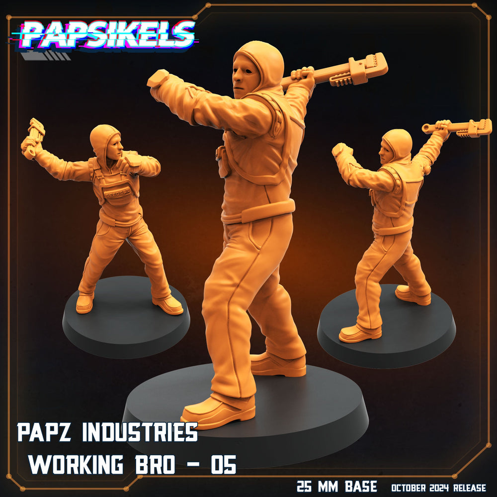3D Printed Papsikels Working Bros Set October 2024 SciFi 28mm 32mm (Online Only)