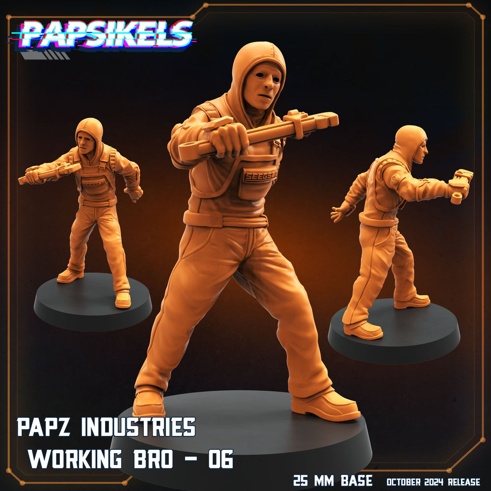 3D Printed Papsikels Working Bros Set October 2024 SciFi 28mm 32mm (Online Only)