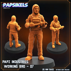 3D Printed Papsikels Working Bros Set October 2024 SciFi 28mm 32mm (Online Only)