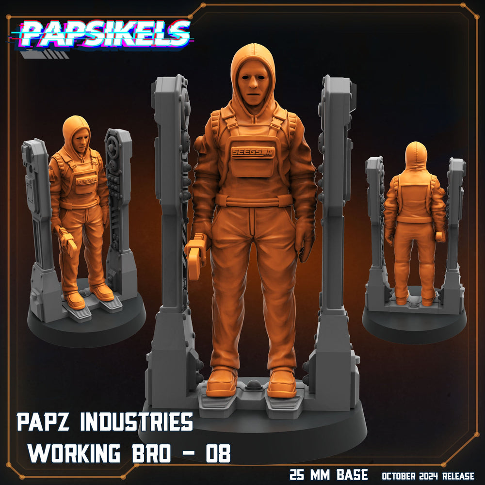 3D Printed Papsikels Working Bros Set October 2024 SciFi 28mm 32mm (Online Only)