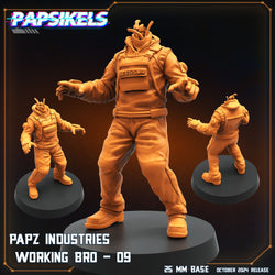3D Printed Papsikels Working Bros Set October 2024 SciFi 28mm 32mm (Online Only)