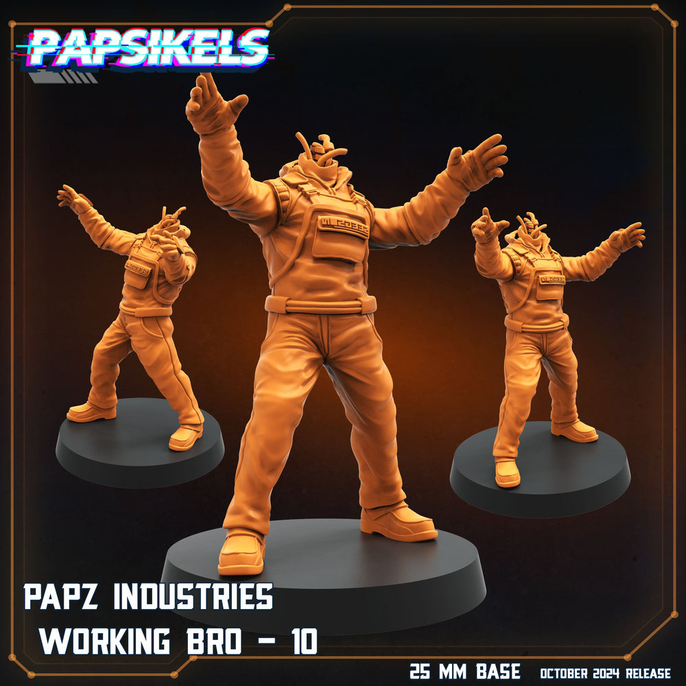 3D Printed Papsikels Working Bros Set October 2024 SciFi 28mm 32mm (Online Only)