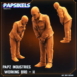 3D Printed Papsikels Papz Industries Working Bro Set July 2024 Scifi 28mm 32mm (Online Only)