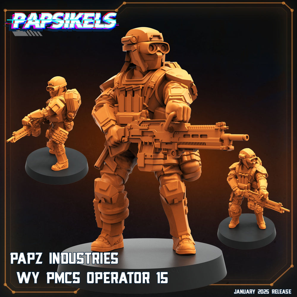 3D Printed Papsikels Papz Industries Wy Pmcs Operators Set January 2025 - Scifi 28mm 32mm (Online Only)