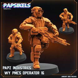 3D Printed Papsikels Papz Industries Wy Pmcs Operators Set January 2025 - Scifi 28mm 32mm (Online Only)
