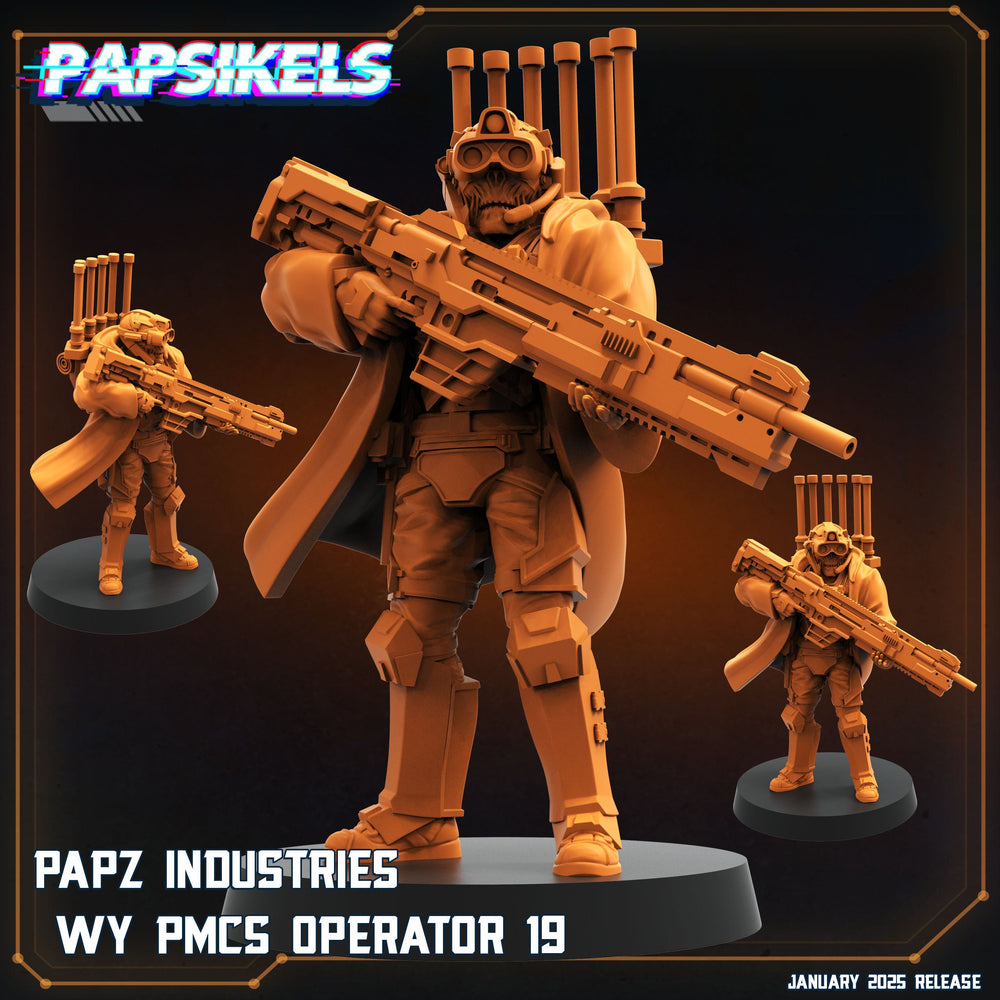 3D Printed Papsikels Papz Industries Wy Pmcs Operators Set January 2025 - Scifi 28mm 32mm (Online Only)