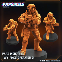 3D Printed Papsikels Papz Industries Wy Pmcs Operator Set July 2024 Scifi 28mm 32mm (Online Only)