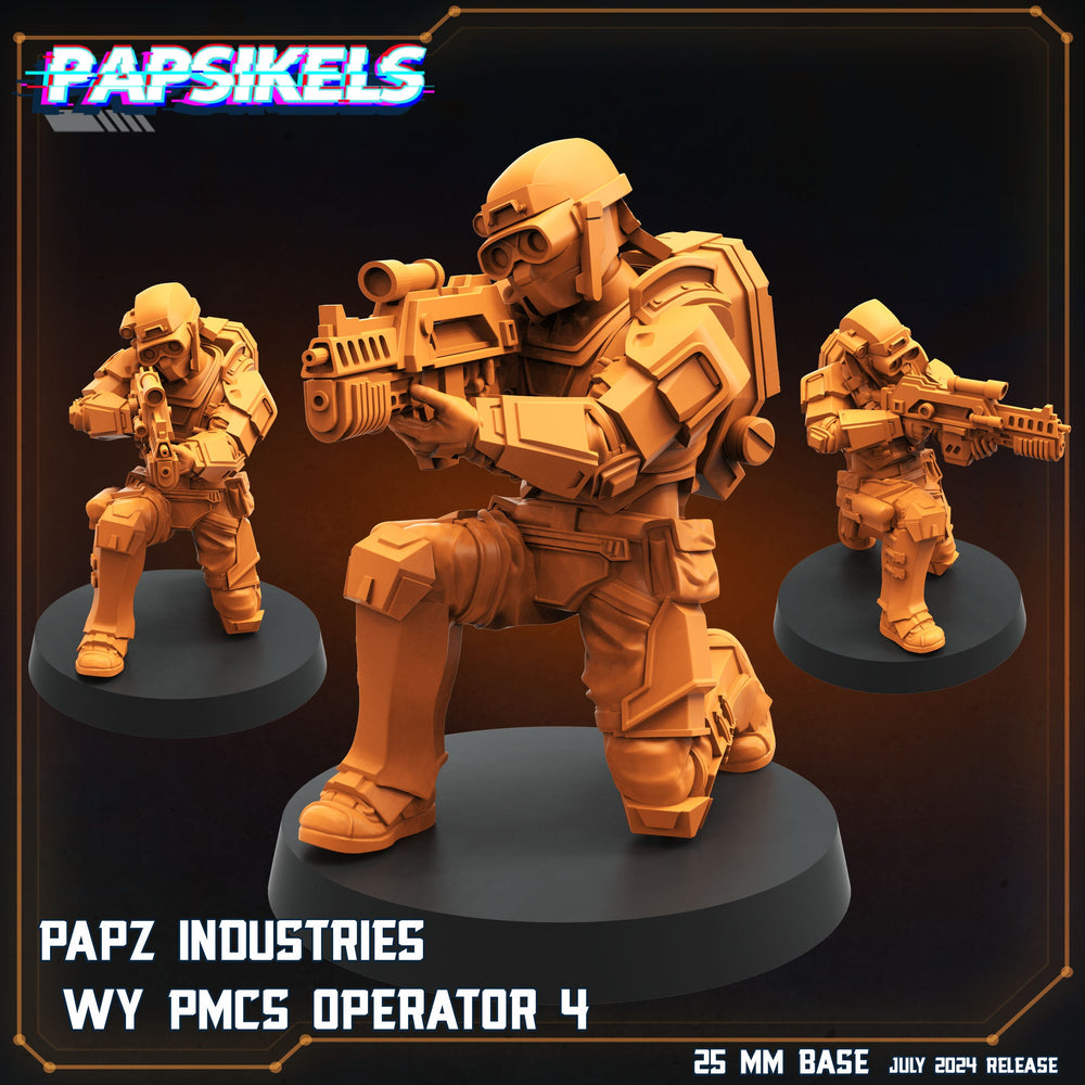 3D Printed Papsikels Papz Industries Wy Pmcs Operator Set July 2024 Scifi 28mm 32mm (Online Only)