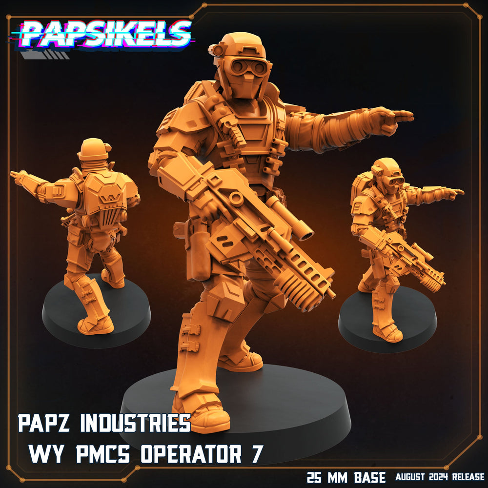 3D Printed Papsikels Papz Industries Wy Pmcs Set August 2024 Scifi 28mm 32mm (Online Only)