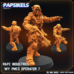 3D Printed Papsikels Papz Industries Wy Pmcs Set August 2024 Scifi 28mm 32mm (Online Only)