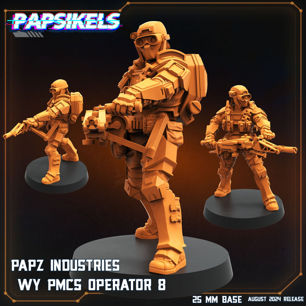 3D Printed Papsikels Papz Industries Wy Pmcs Set August 2024 Scifi 28mm 32mm (Online Only)