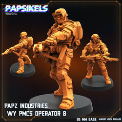3D Printed Papsikels Papz Industries Wy Pmcs Set August 2024 Scifi 28mm 32mm (Online Only)