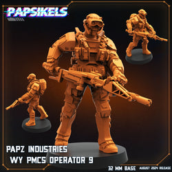 3D Printed Papsikels Papz Industries Wy Pmcs Set August 2024 Scifi 28mm 32mm (Online Only)