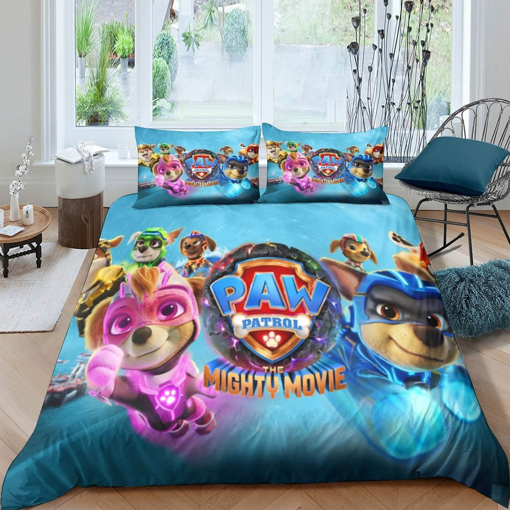 PAW Patrol The Mighty Movie Bedding Set Quilt Duvet Cover Without Filler (Online Order Only)