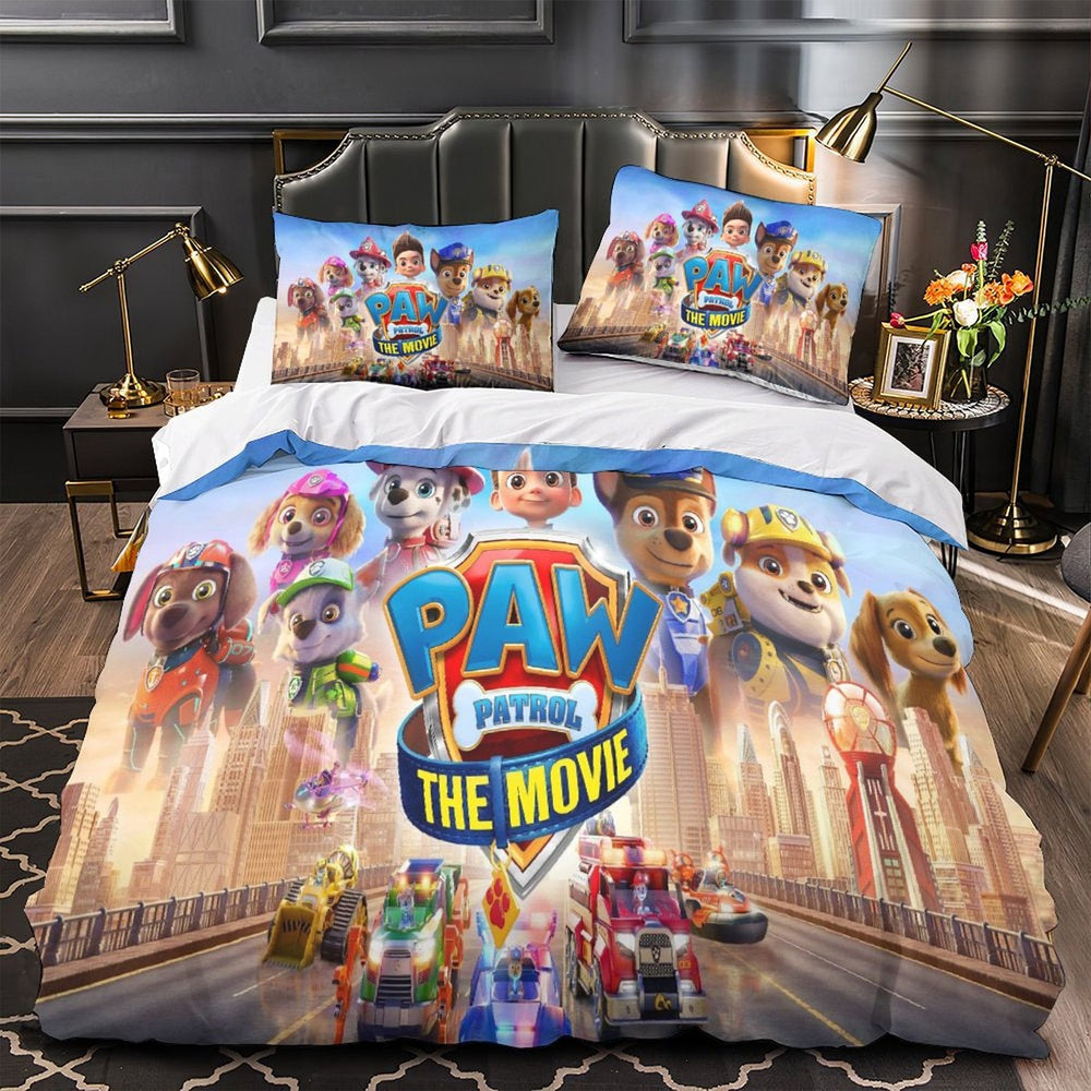 PAW Patrol The Movie Bedding Set Kids Quilt Duvet Cover Without Filler (Online Order Only)