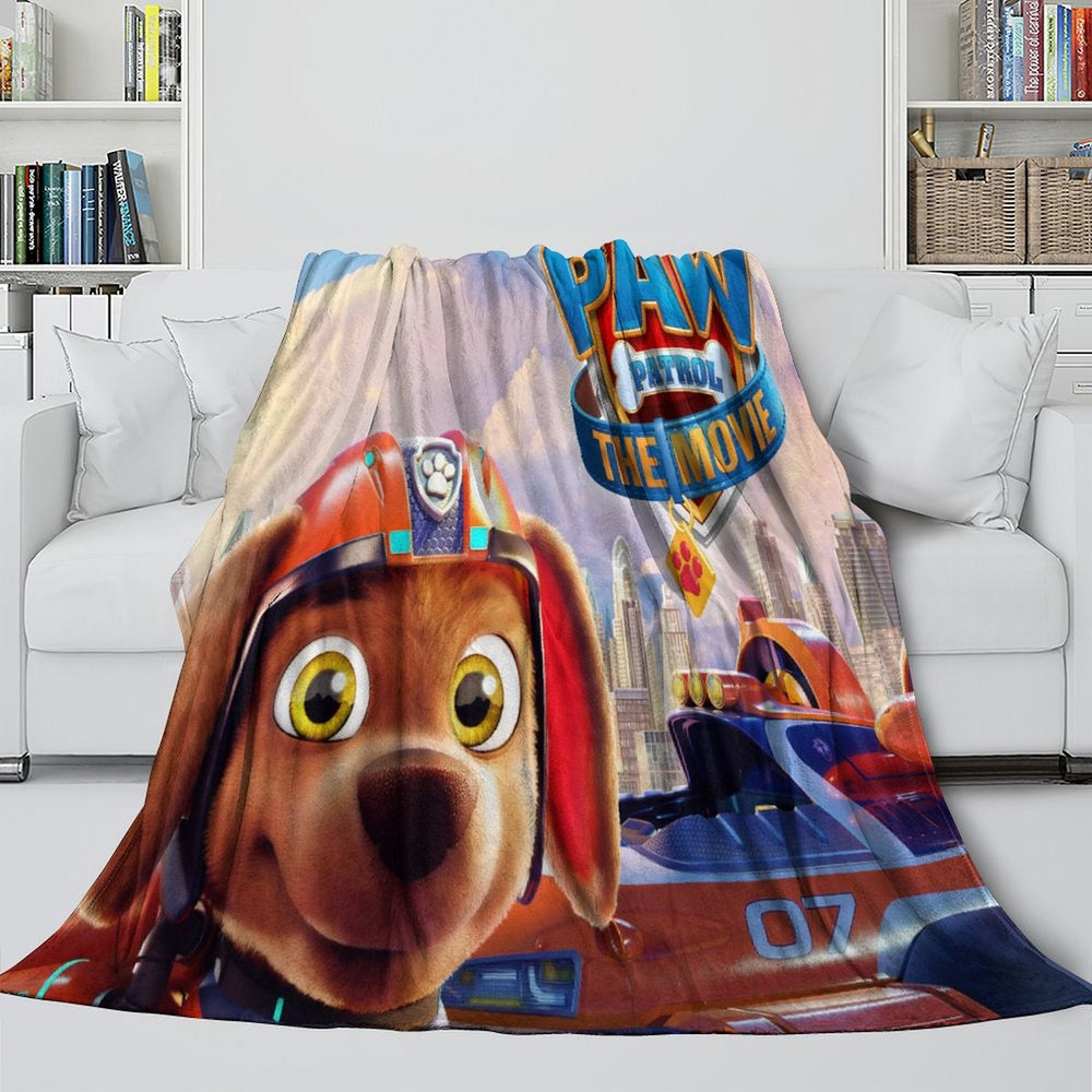 PAW Patrol The Movie Blanket Flannel Throw Kids Room Decoration (Online Order Only)
